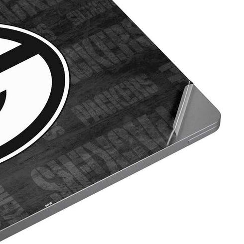 NFL Green Bay Packers Black & White Universal Laptop 18in (14.6 x 10.6in) Skin