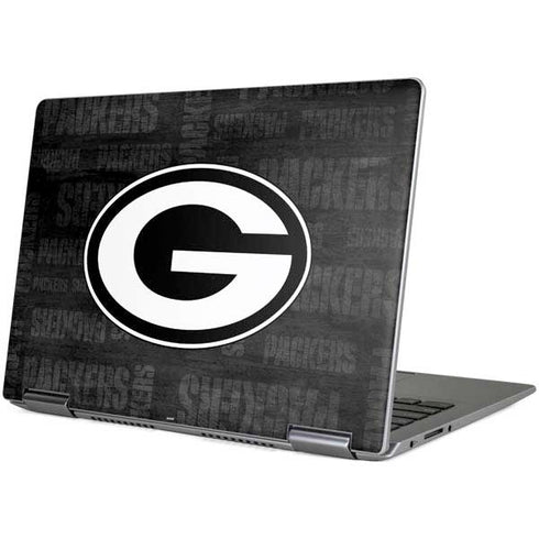 NFL Green Bay Packers Black & White Yoga 710 14in Skin