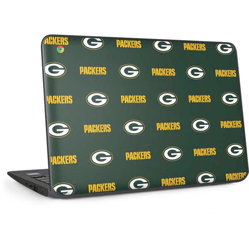 NFL Green Bay Packers Blitz Series HP Chromebook Skin