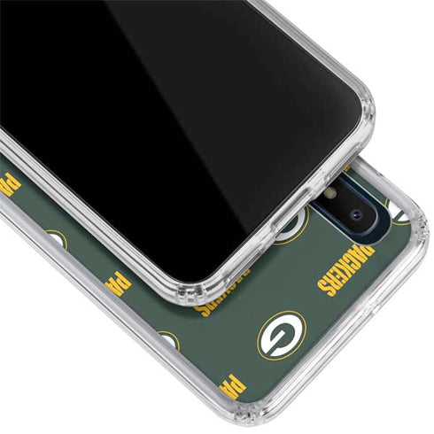 NFL Green Bay Packers Blitz Series Galaxy A10e Clear Case