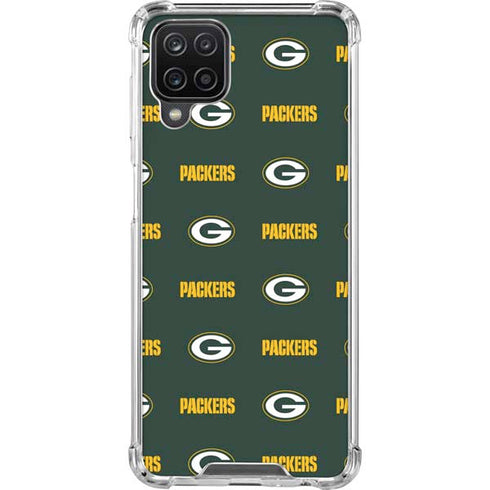 NFL Green Bay Packers Blitz Series Galaxy A12 Clear Case