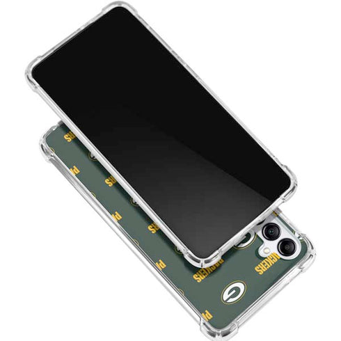 NFL Green Bay Packers Blitz Series Galaxy A15 5G Clear Case