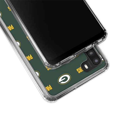 NFL Green Bay Packers Blitz Series Galaxy A21 Clear Case