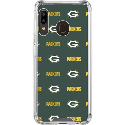 NFL Green Bay Packers Blitz Series Galaxy A30 Clear Case