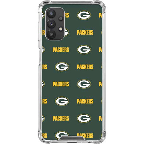 NFL Green Bay Packers Blitz Series Galaxy A32 5G Clear Case