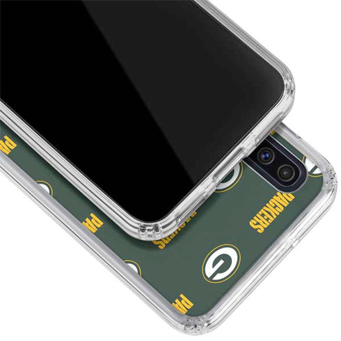 NFL Green Bay Packers Blitz Series Galaxy A50 Clear Case