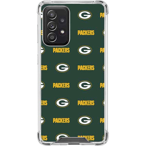 NFL Green Bay Packers Blitz Series Galaxy A52 5G Clear Case