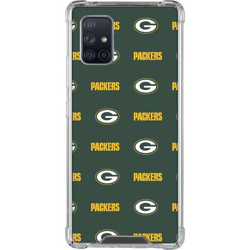 NFL Green Bay Packers Blitz Series Galaxy A71 5G Clear Case