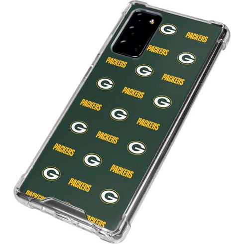 NFL Green Bay Packers Blitz Series Galaxy Note20 5G Clear Case