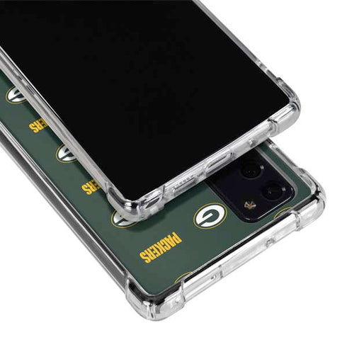 NFL Green Bay Packers Blitz Series Galaxy Note20 5G Clear Case