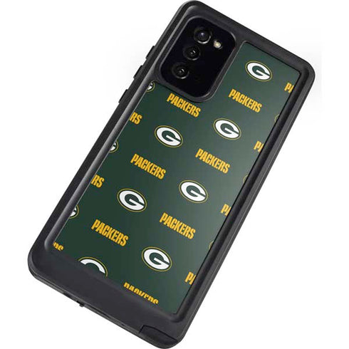 NFL Green Bay Packers Blitz Series Galaxy Note20 5G Waterproof Case