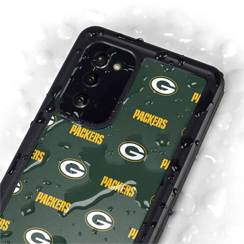 NFL Green Bay Packers Blitz Series Galaxy Note20 5G Waterproof Case