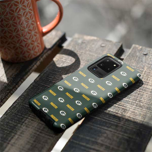 NFL Green Bay Packers Blitz Series Galaxy S20 Ultra 5G Pro Case
