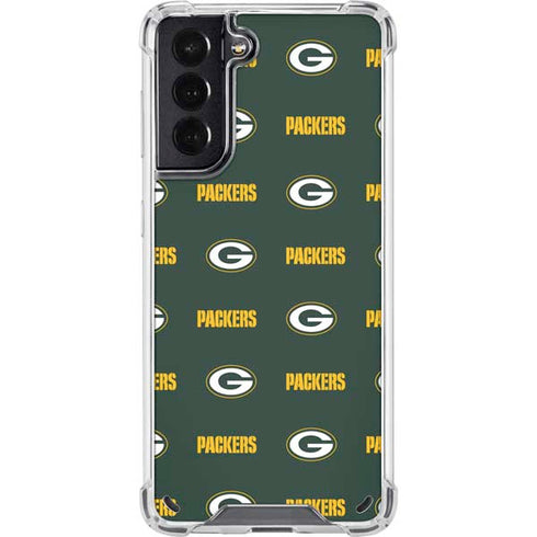 NFL Green Bay Packers Blitz Series Galaxy S21 5G Clear Case