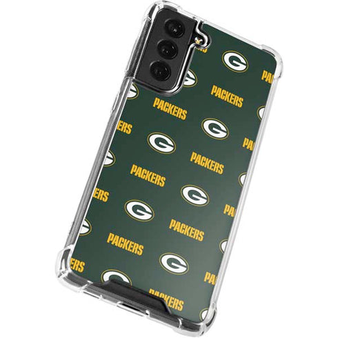 NFL Green Bay Packers Blitz Series Galaxy S21 FE Clear Case