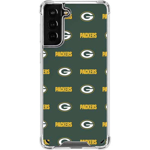 NFL Green Bay Packers Blitz Series Galaxy S21 Plus 5G Clear Case