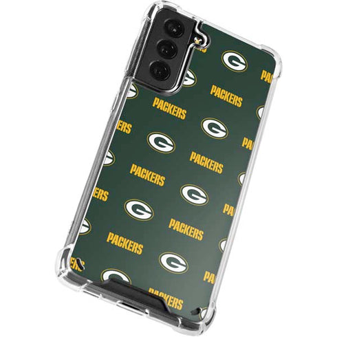 NFL Green Bay Packers Blitz Series Galaxy S21 Plus 5G Clear Case