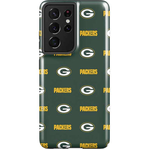 NFL Green Bay Packers Blitz Series Galaxy S21 Ultra 5G Pro Case