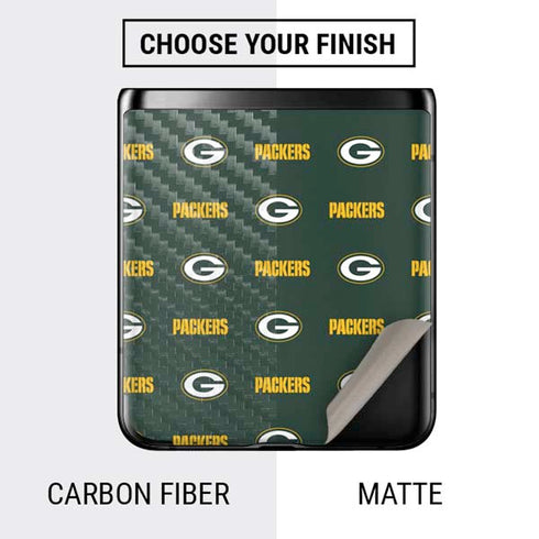 NFL Green Bay Packers Blitz Series Galaxy Z Flip Skin