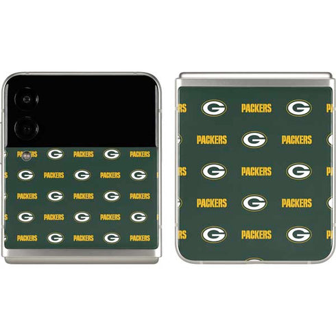 NFL Green Bay Packers Blitz Series Galaxy Z Flip3 5G Skin
