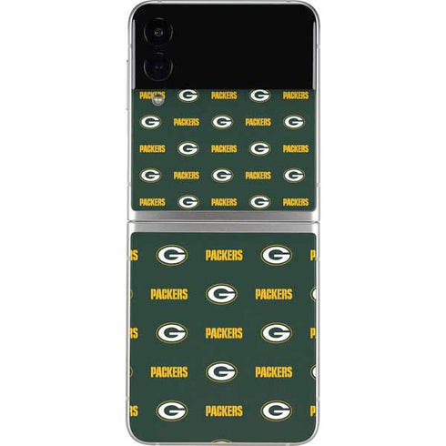 NFL Green Bay Packers Blitz Series Galaxy Z Flip3 5G Skin