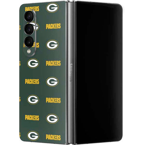NFL Green Bay Packers Blitz Series Galaxy Z Fold4 5G Skin