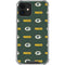 NFL Green Bay Packers Blitz Series iPhone 12 Mini Clear Case