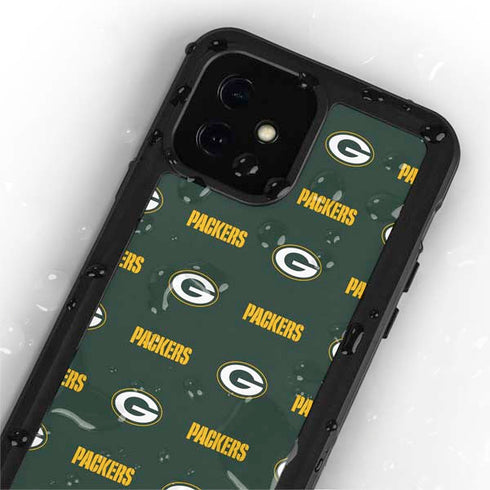 NFL Green Bay Packers Blitz Series iPhone 12 Mini Waterproof Case