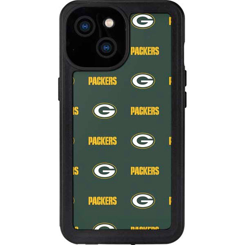 NFL Green Bay Packers Blitz Series iPhone 13 Mini Waterproof Case