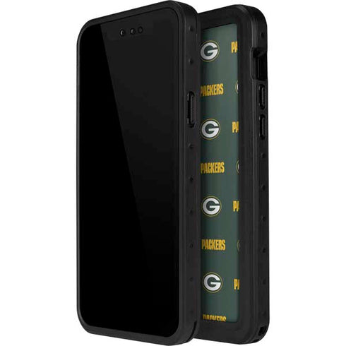 NFL Green Bay Packers Blitz Series iPhone 13 Mini Waterproof Case