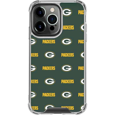 NFL Green Bay Packers Blitz Series iPhone 13 Pro Clear Case