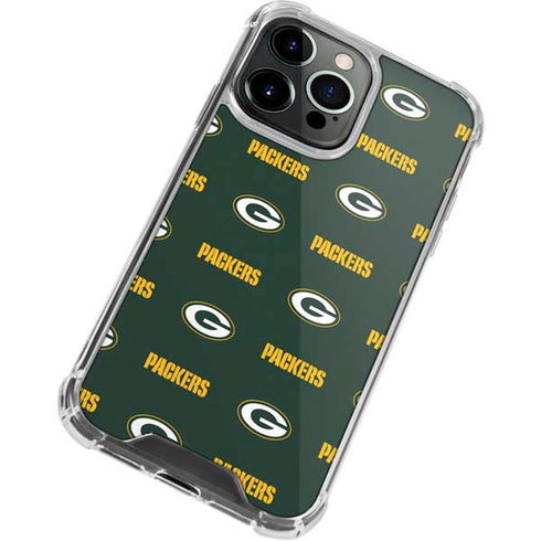 NFL Green Bay Packers Blitz Series iPhone 13 Pro Clear Case
