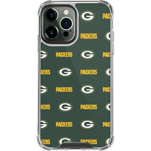 NFL Green Bay Packers Blitz Series iPhone 13 Pro Max Clear Case