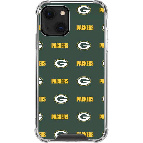 NFL Green Bay Packers Blitz Series iPhone 14 Plus Clear Case