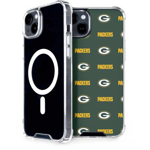 NFL Green Bay Packers Blitz Series iPhone 15 Plus MagSafe Case