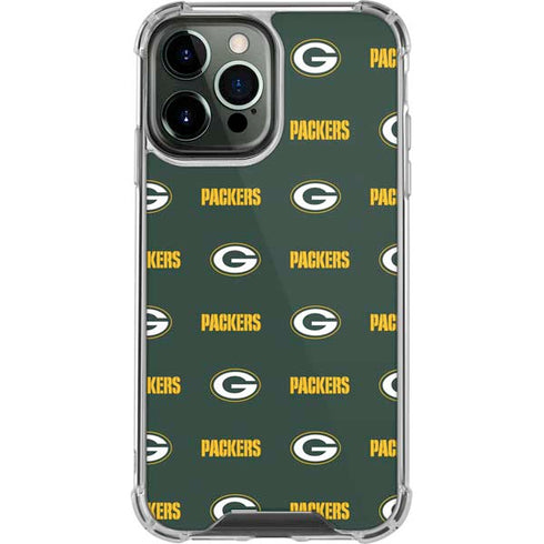 NFL Green Bay Packers Blitz Series iPhone 15 Pro Max Clear Case