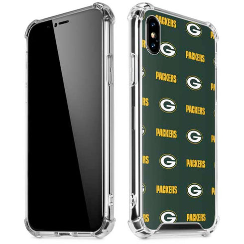 NFL Green Bay Packers Blitz Series iPhone XS Max Clear Case