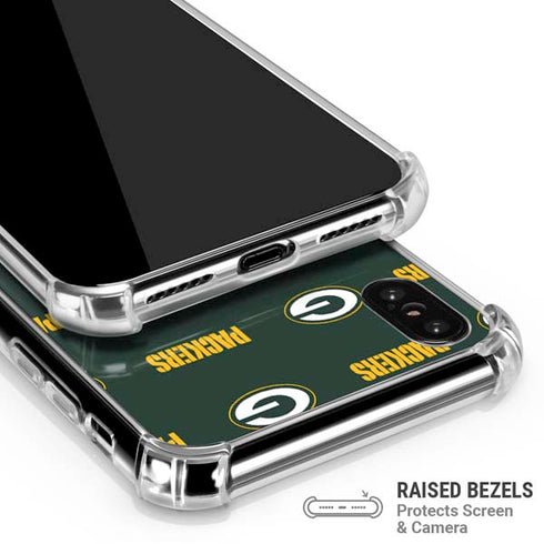 NFL Green Bay Packers Blitz Series iPhone XS Max Clear Case