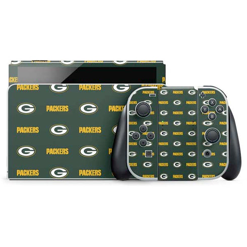 NFL Green Bay Packers Blitz Series Nintendo Switch OLED (2021) Skin