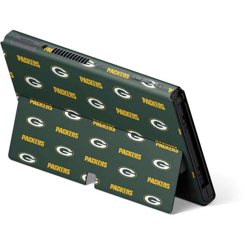 NFL Green Bay Packers Blitz Series Nintendo Switch OLED (2021) Skin