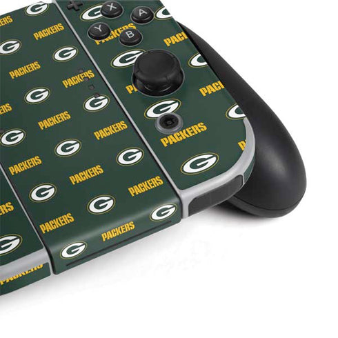 NFL Green Bay Packers Blitz Series Nintendo Switch OLED (2021) Skin