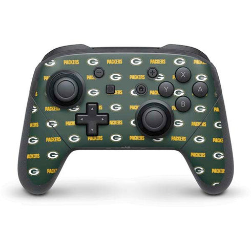 NFL Green Bay Packers Blitz Series Nintendo Switch Pro Controller Skin