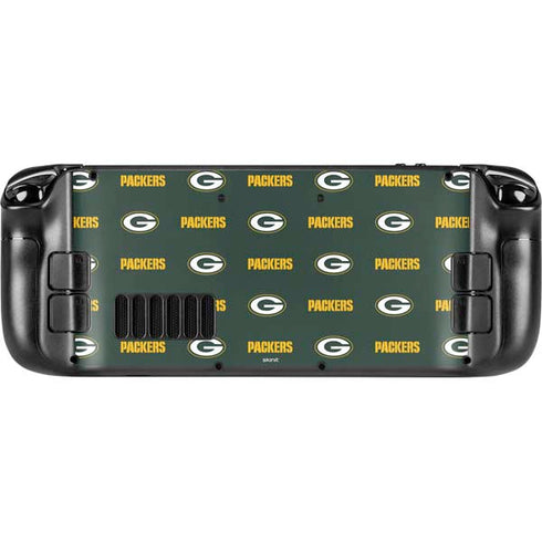 NFL Green Bay Packers Blitz Series Steam Deck Handheld Gaming Computer Skin