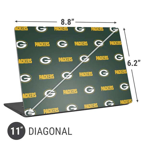 NFL Green Bay Packers Blitz Series Universal Laptop 11in (8.8 x 6.2in) Skin
