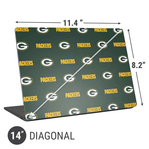 NFL Green Bay Packers Blitz Series Universal Laptop 14in (11.4 x 8.2in) Skin