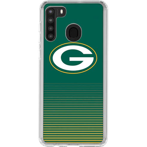 NFL Green Bay Packers Breakaway Galaxy A21 Clear Case