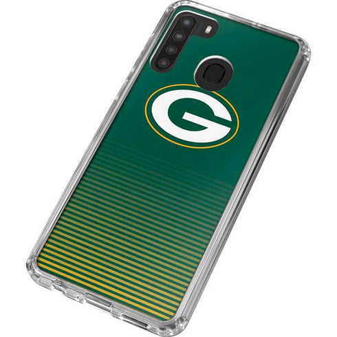 NFL Green Bay Packers Breakaway Galaxy A21 Clear Case