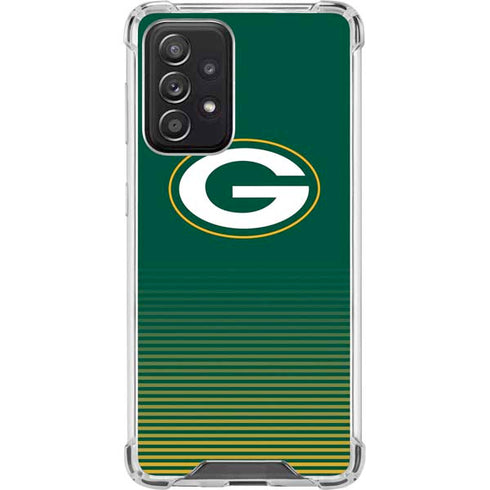 NFL Green Bay Packers Breakaway Galaxy A52 5G Clear Case
