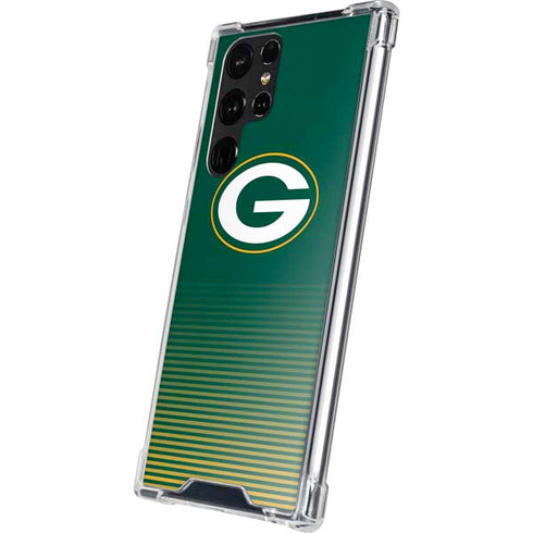 NFL Green Bay Packers Breakaway Galaxy S22 Ultra Clear Case