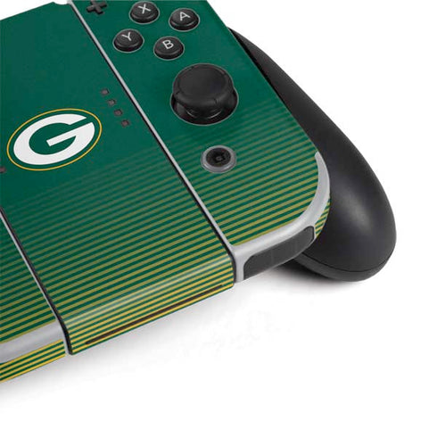 NFL Green Bay Packers Breakaway Nintendo Switch OLED (2021) Skin